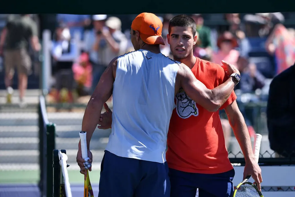 Indian Wells, Nadal e Alcaraz scaldano i motori in allenamento (VIDEO)