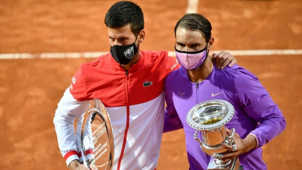 Internazionali, primo incontro in campo per Djokovic e Nadal (VIDEO)