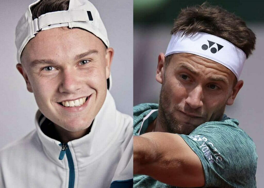 Holger Rune e Casper Ruud