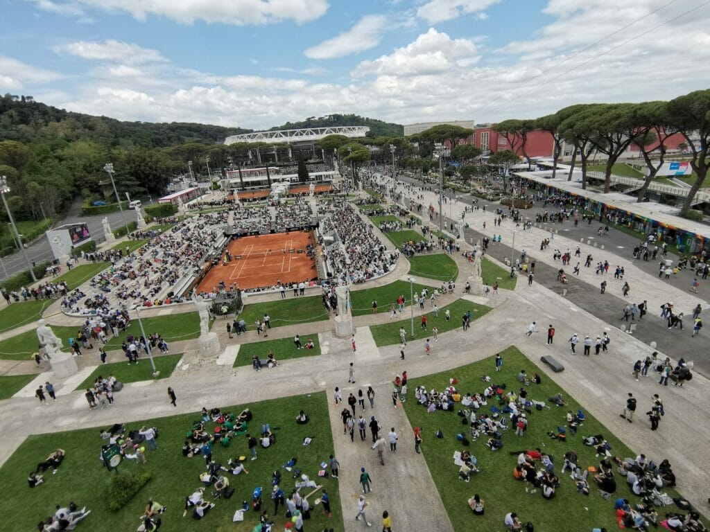 Lo spettacolo del Foro Italico