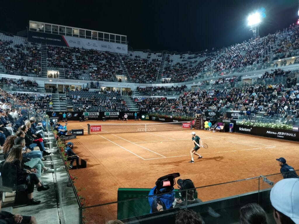 Jannik Sinner sul Centrale contro Martinez