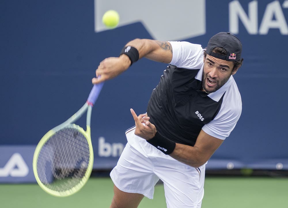 Matteo Berrettini subito fuori anche a Cincinnati