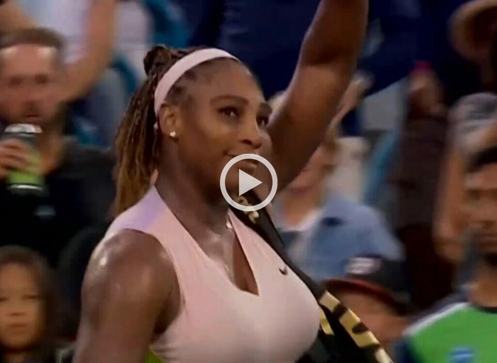 L'ultimo saluto di Serena Williams a Cincinnati