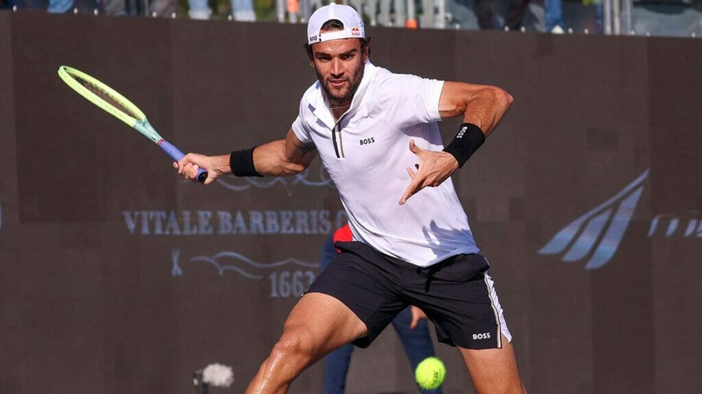 Berrettini, prima la vittoria su Carballes e poi il concerto di Marracash