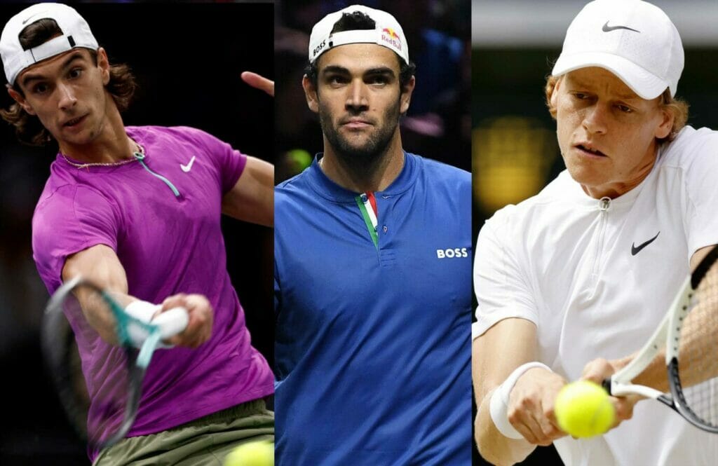 Musetti, Berrettini e Sinner