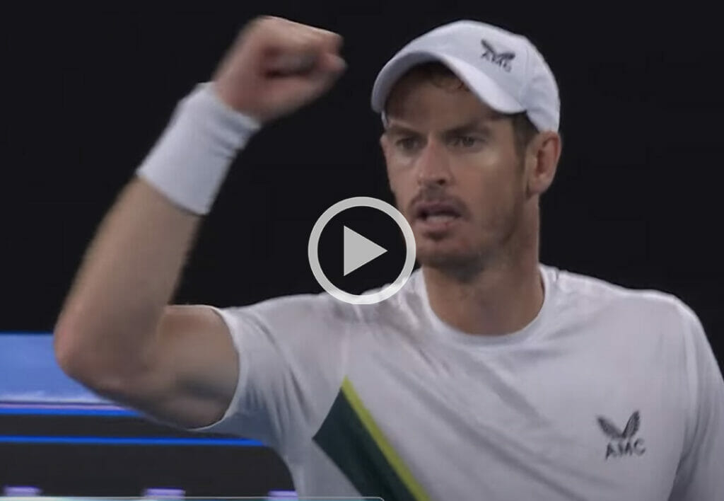 Epico punto conquista da Murray contro Kokkinakis
