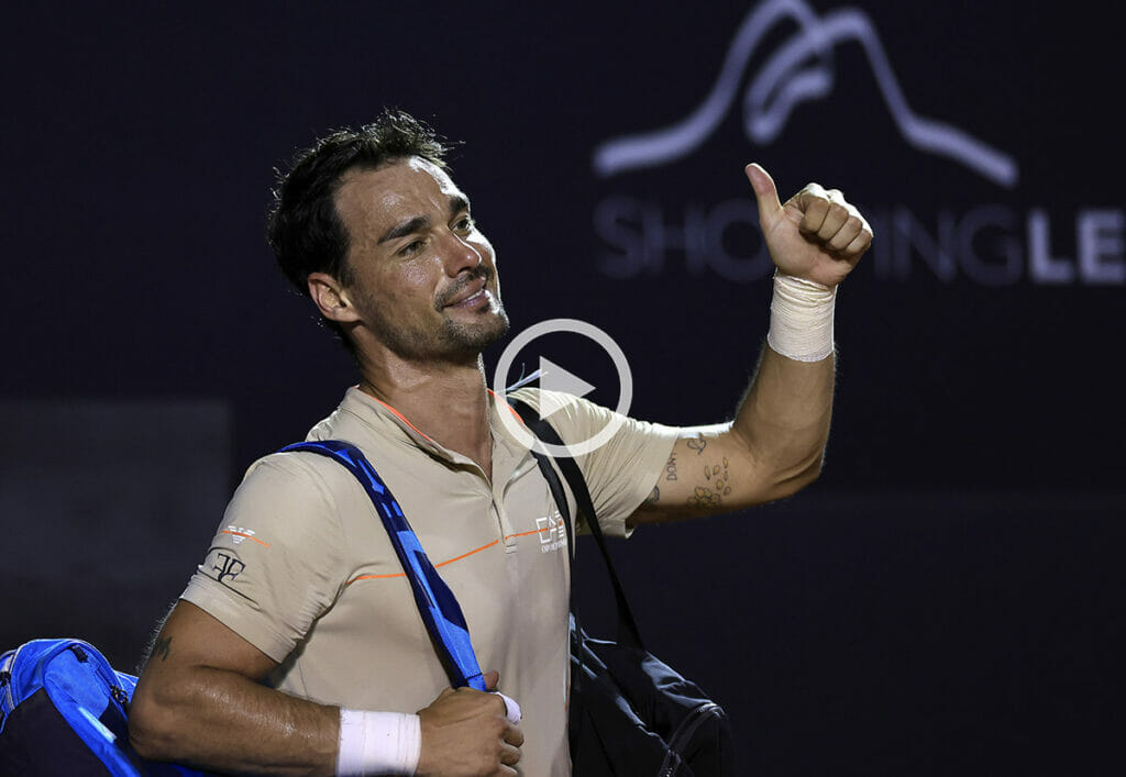 Fabio Fognini show contro Alcaraz
