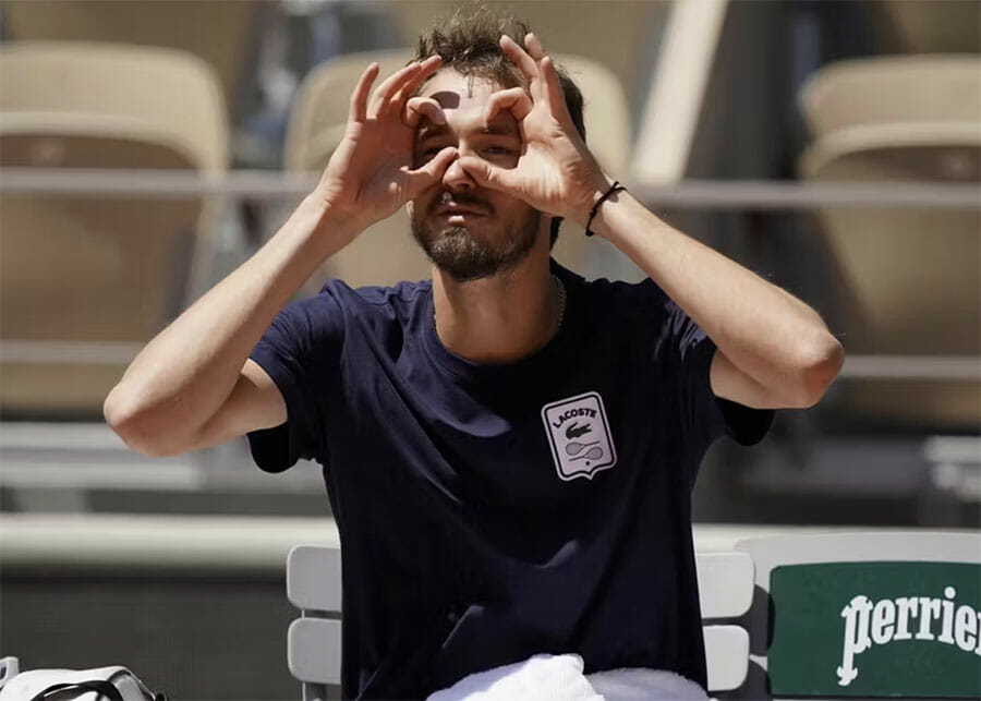 Medvedev con vista sul debutto al Roland Garros 2023