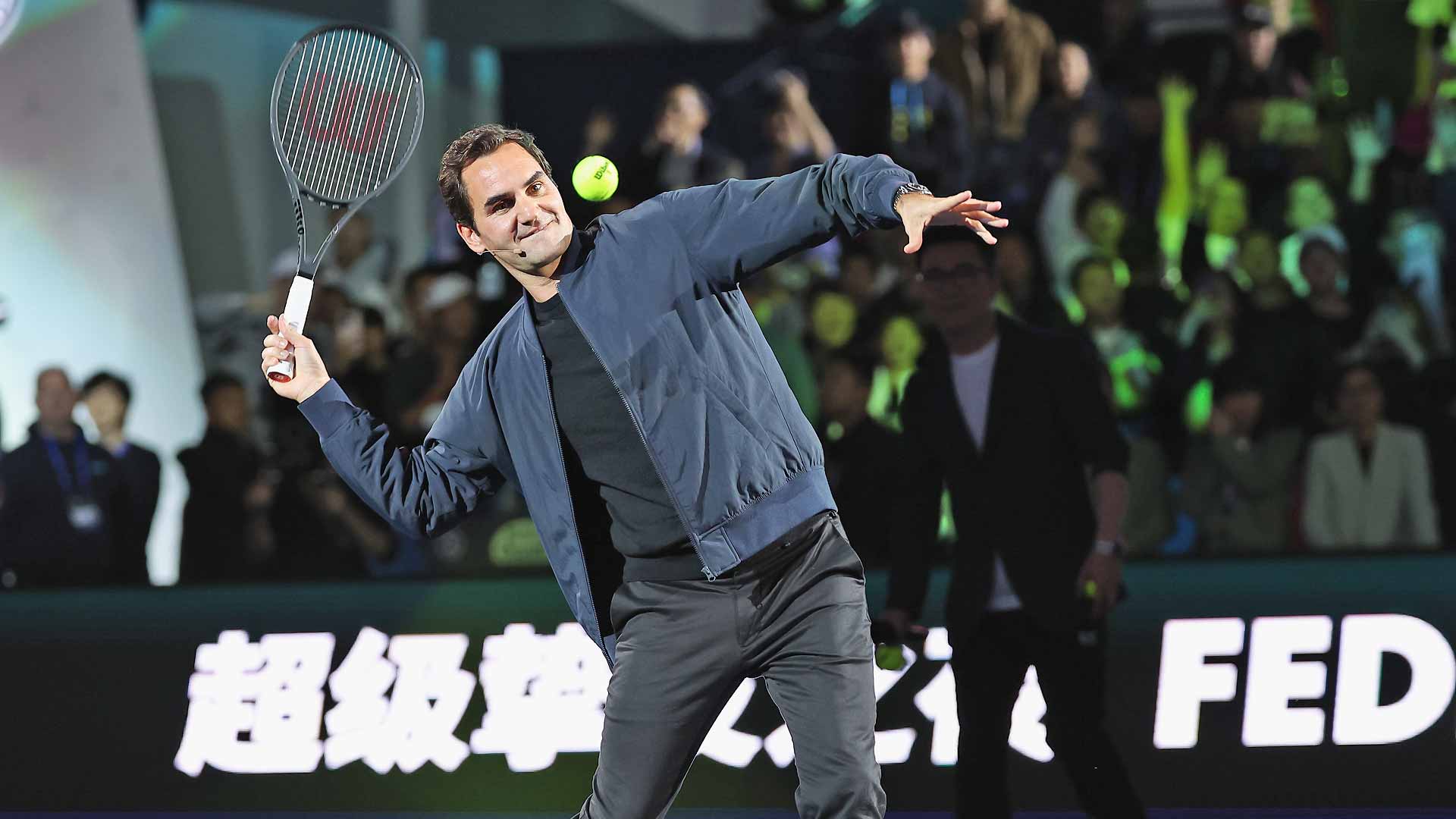 Federer scherza a Shangai: non mi manca giocare contro Nadal