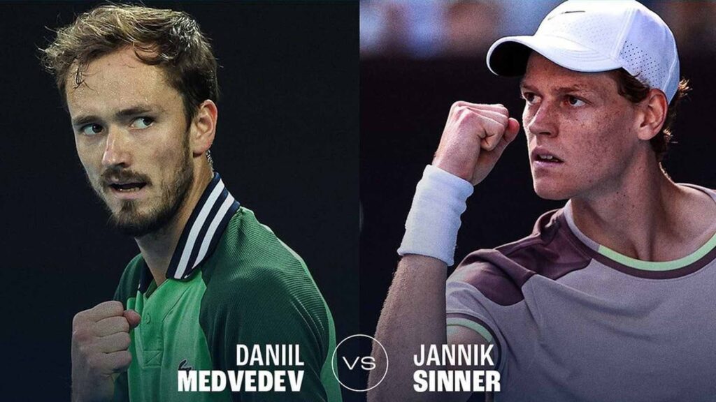 Sinner contro Medvedev: tutti i precedenti tra i due
