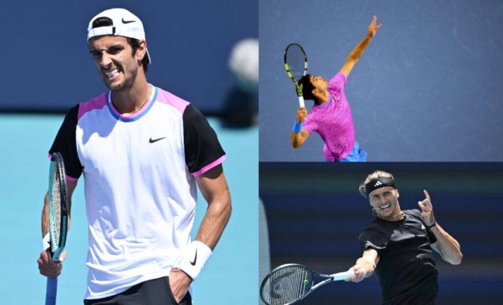 Musetti, Alcaraz e Zverev