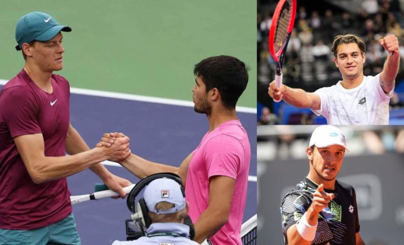 Sinner, Alcaraz, Cobolli, Darderi