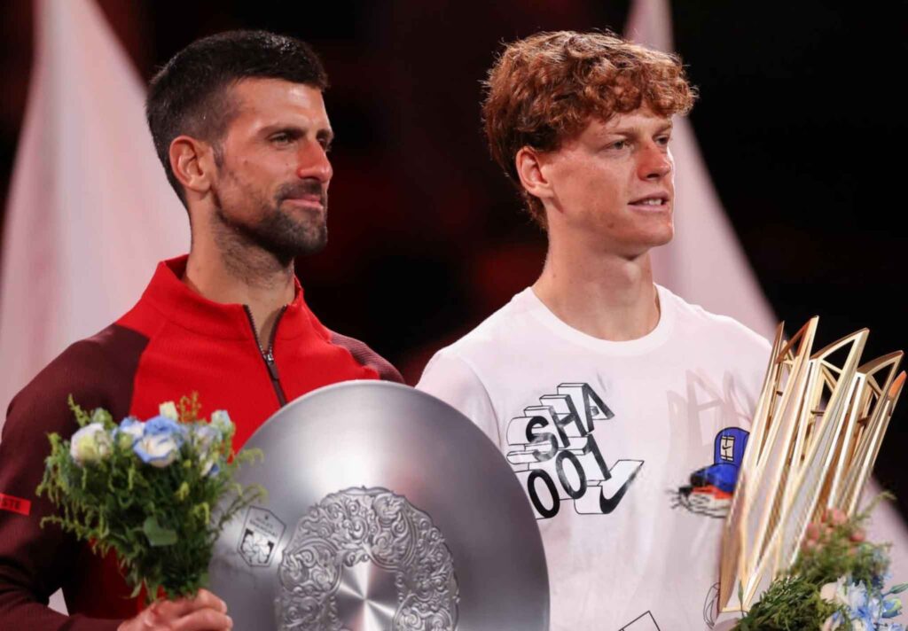 Sinner e Djokovic a Shanghai