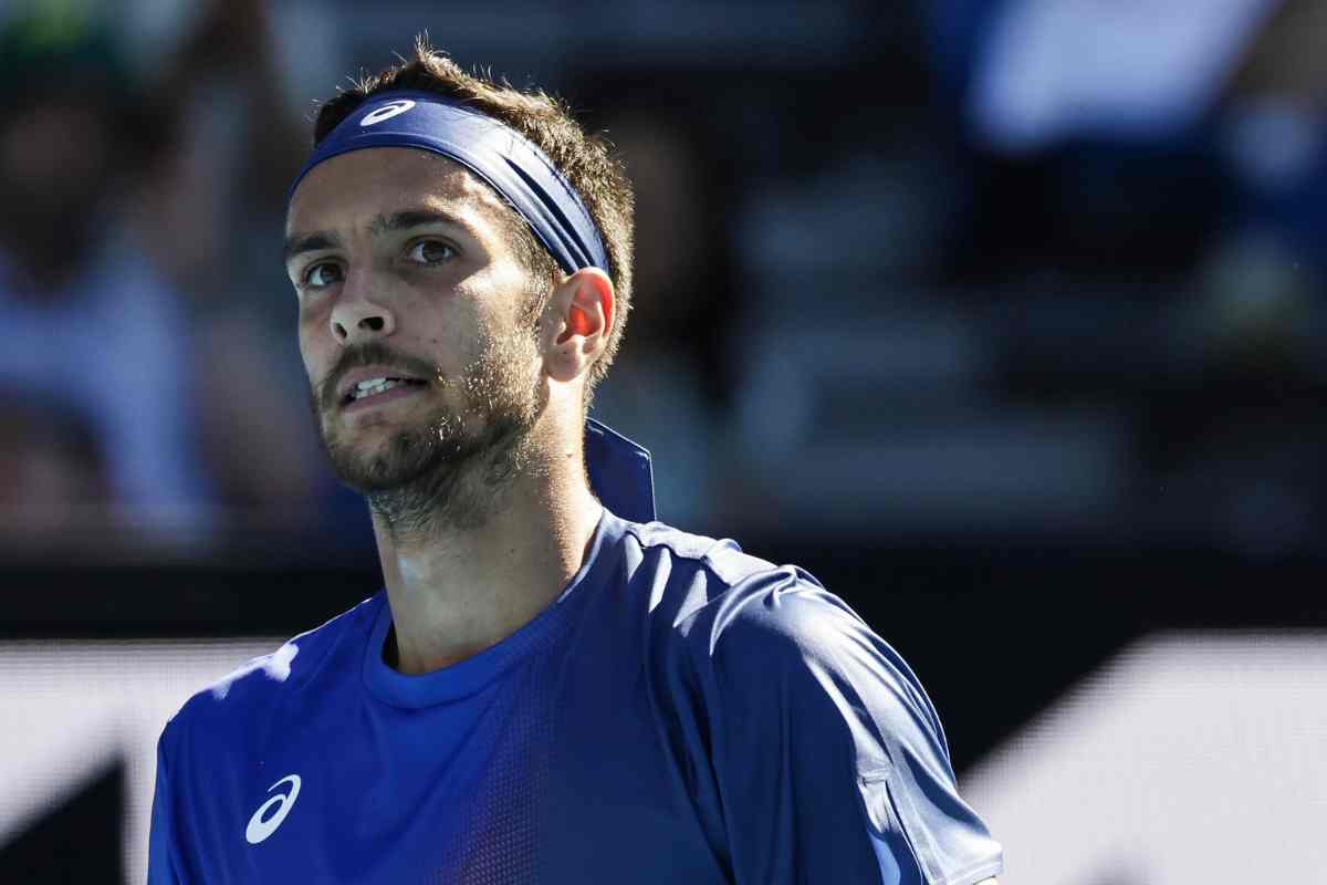 Lorenzo Musetti in campo