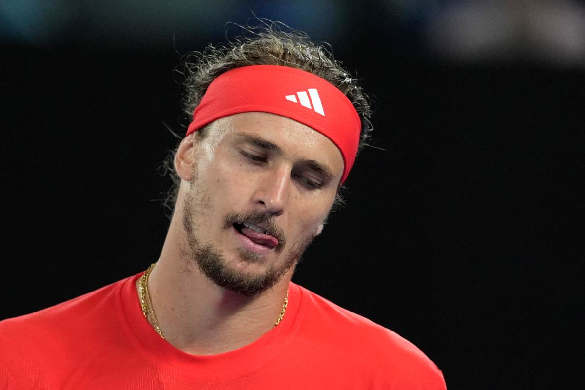 Sascha Zverev deluso durante gli Australian Open