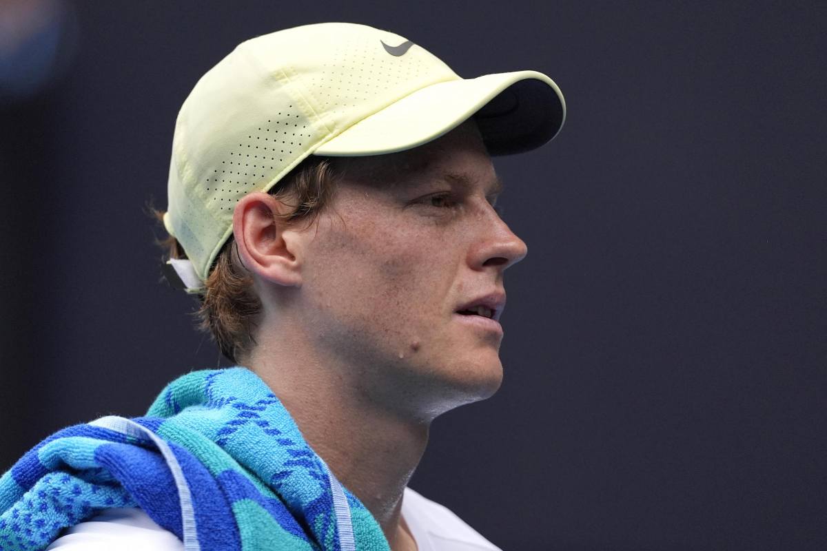 Jannik Sinner in campo agli Australian Open