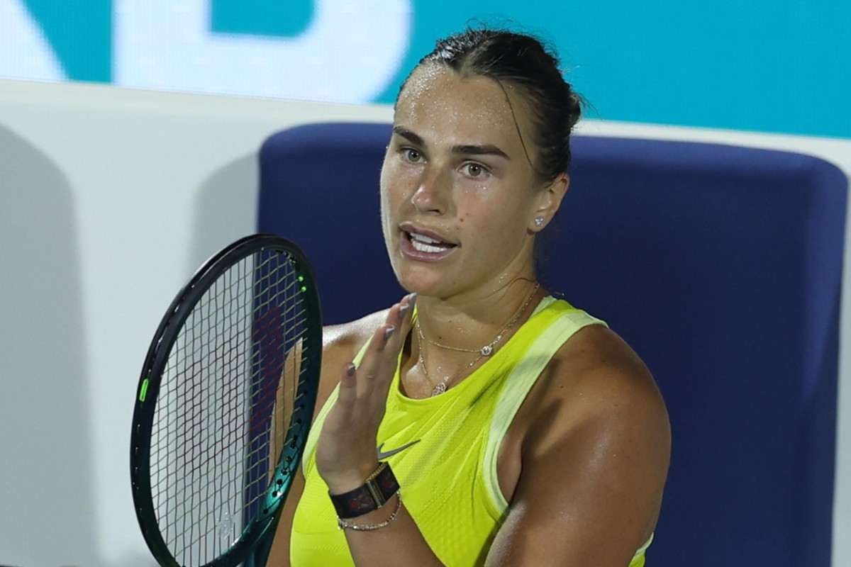 Aryna Sabalenka dopo la sconfitta a Dubai
