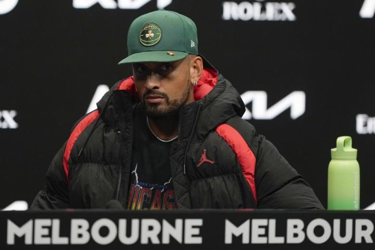 Nick Kyrgios in conferenza stampa