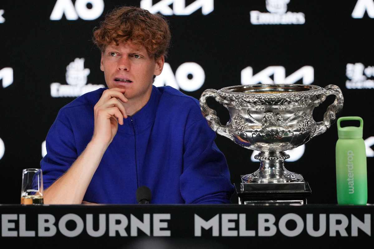 Jannik Sinner dopo il successo di Melbourne