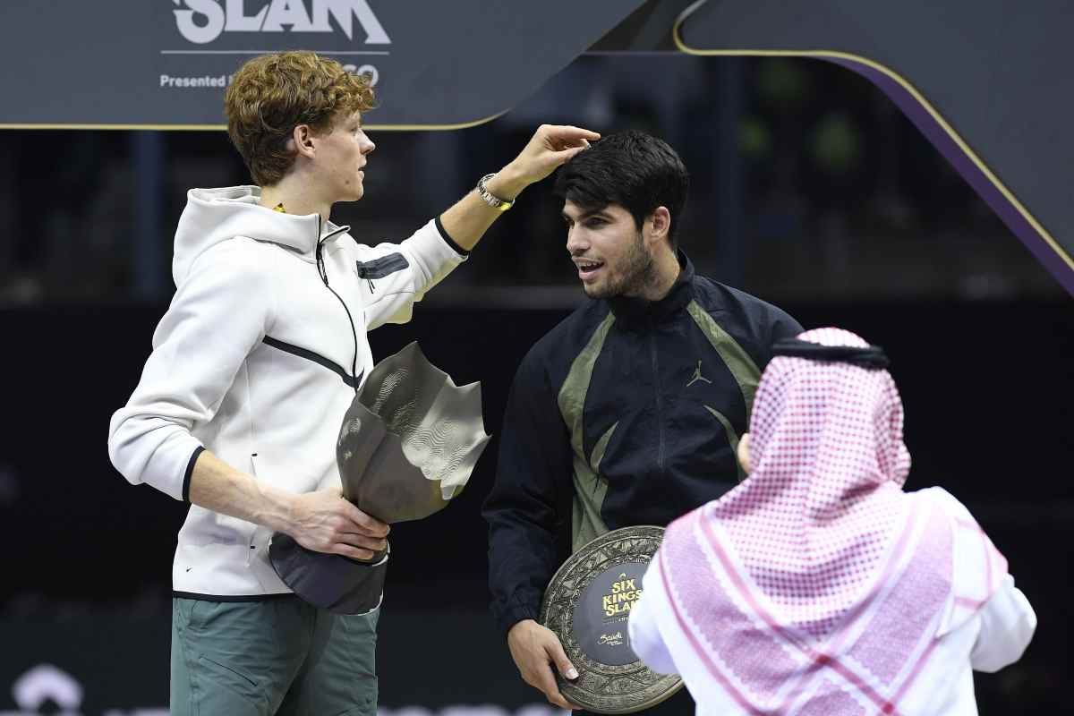 Sinner e Alcaraz al Six Kings Slam 2024
