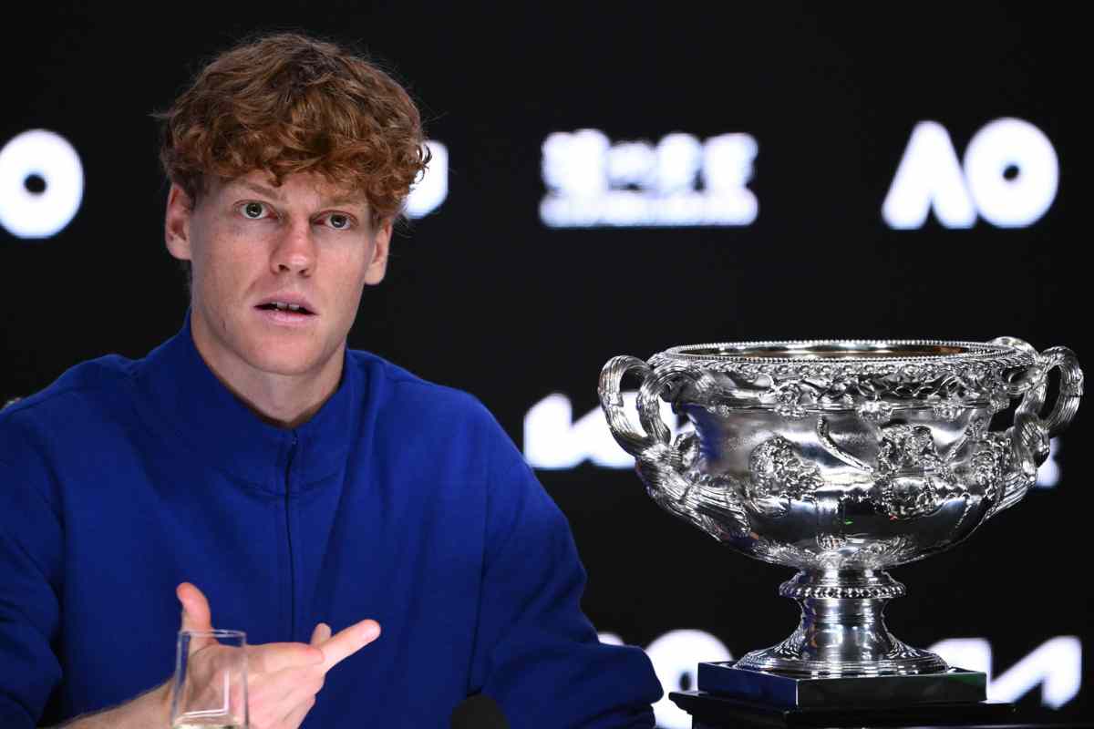 Jannik Sinner in conferenza stampa