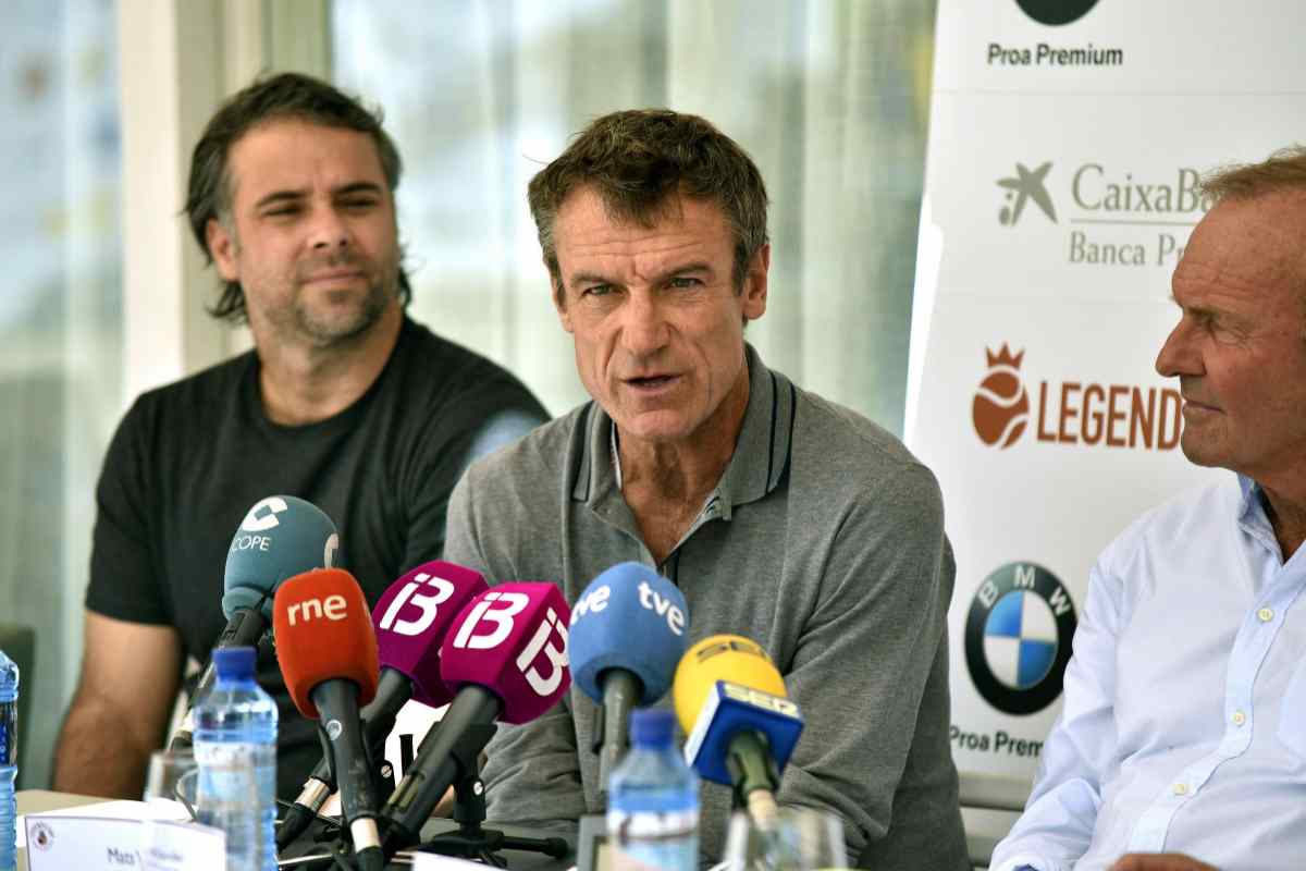 Mats Wilander in conferenza stampa