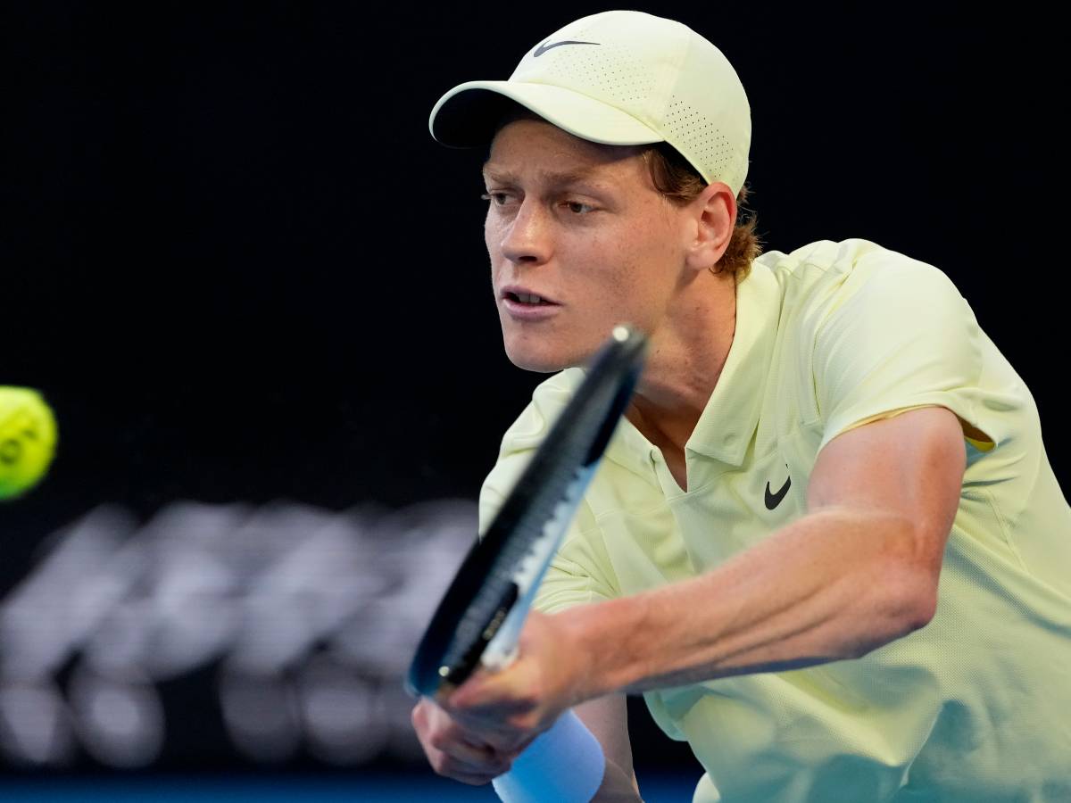 Il tennista azzurro Jannik Sinner