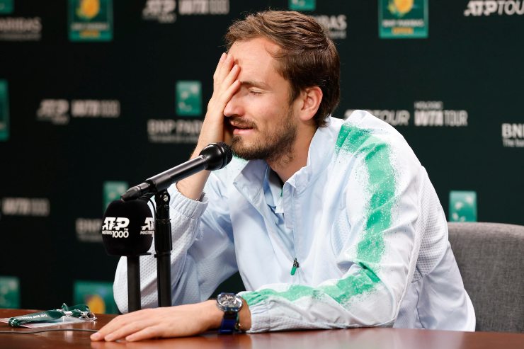 Daniil Medvedev polemico in conferenza stampa