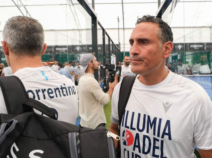L'ex giocatore della Juventus Nicola Amoruso