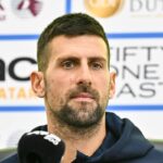 Novak Djokovic in conferenza stampa