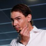 Rafa Nadal nel corso di un evento