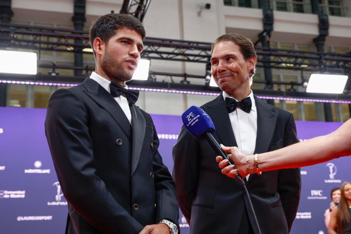 Alcaraz e Nadal al 2025 Laureus World Sports Awards