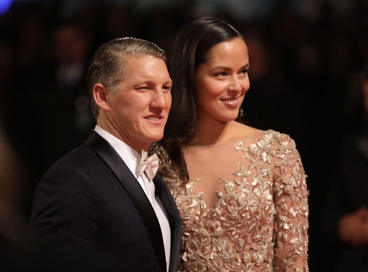 Ana Ivanovic e Bastian Schweinsteiger ad un evento
