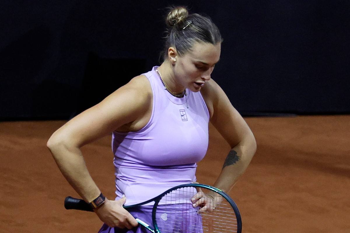 Aryna Sabalenka sconsolata a Stoccarda