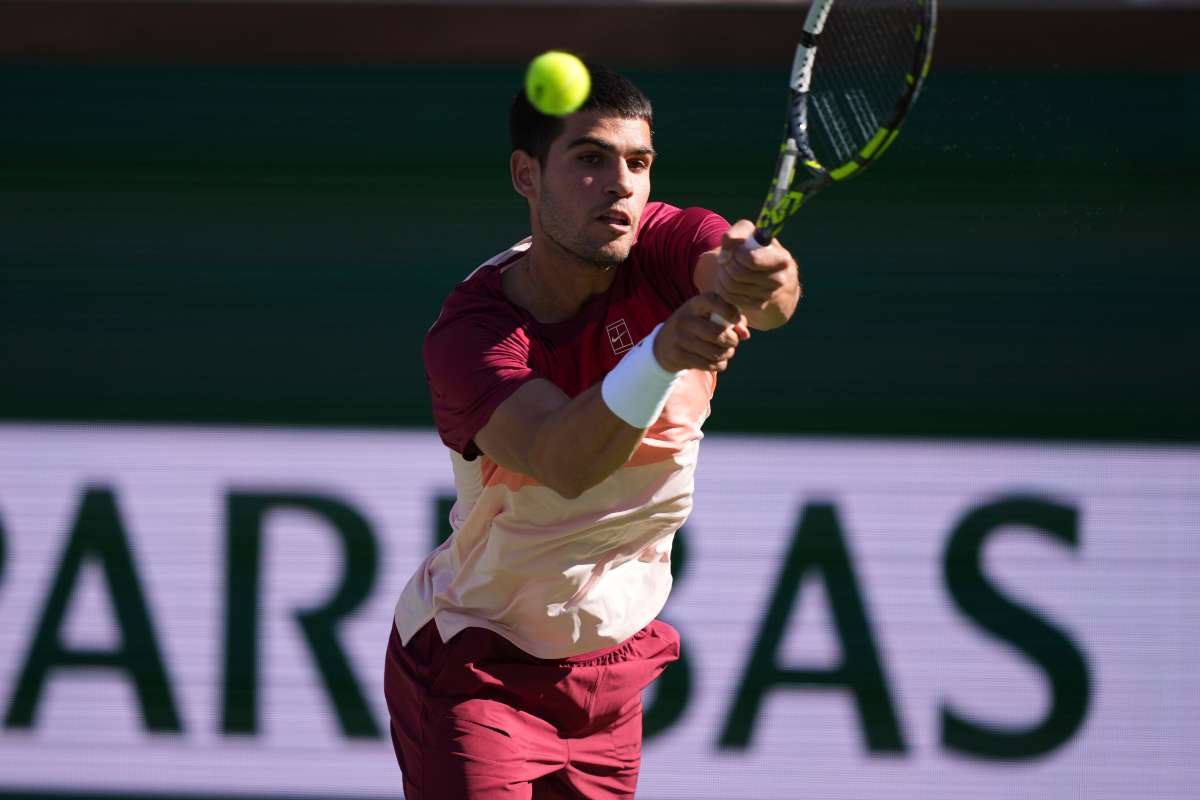 Il tennista spagnolo Carlos Alcaraz