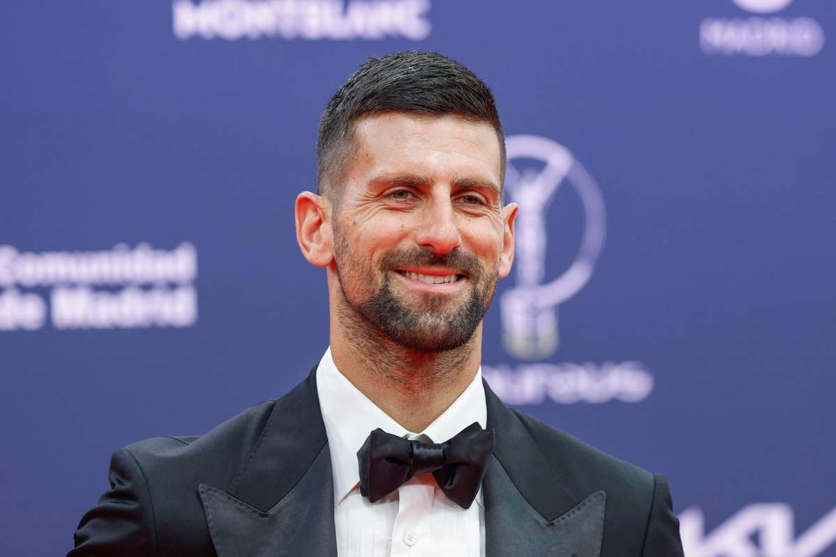 Djokovic ad una premiazione