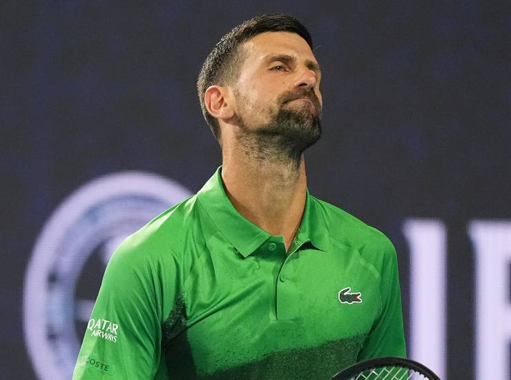 Il tennista serbo Novak Djokovic