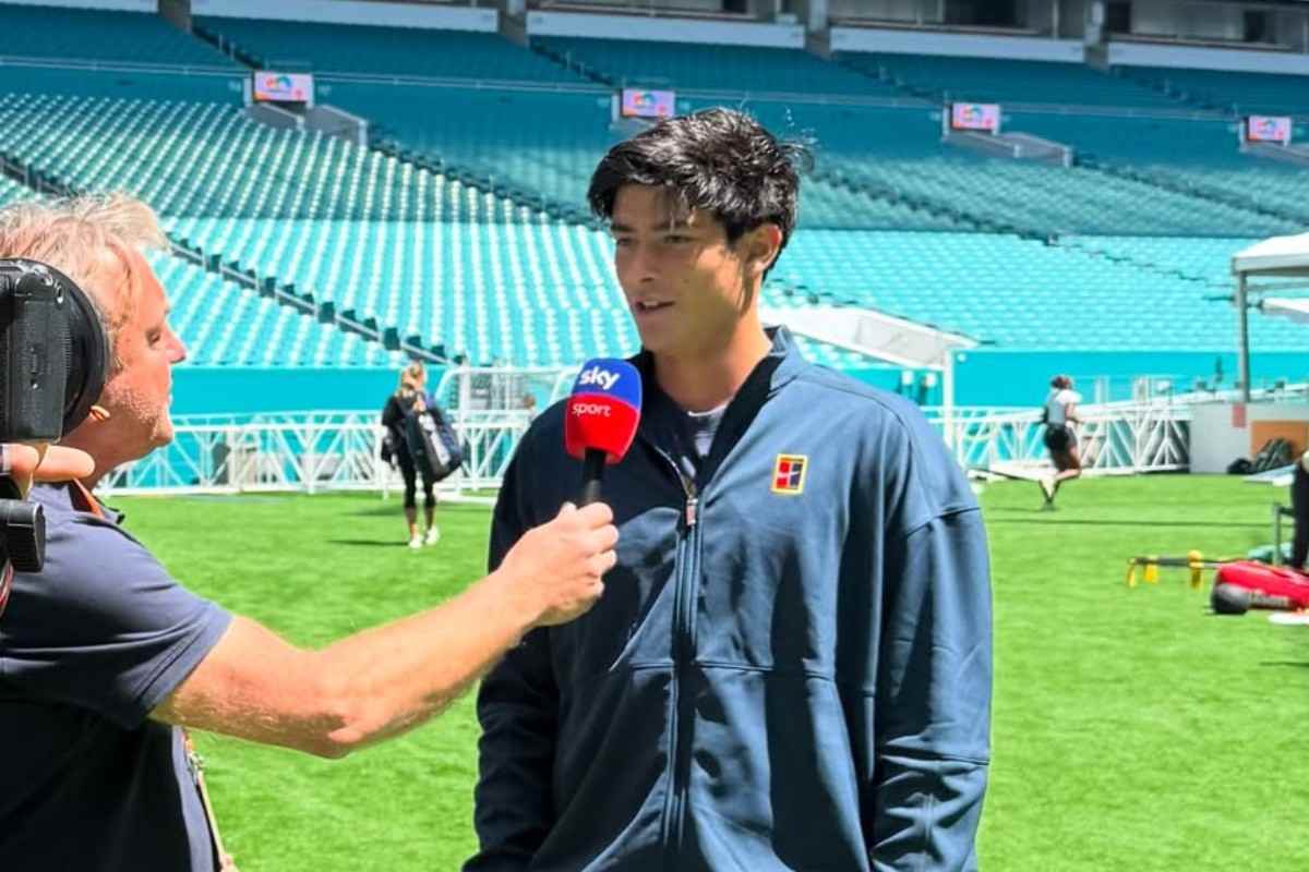 Federico Cinà intervistato da Sky Sport