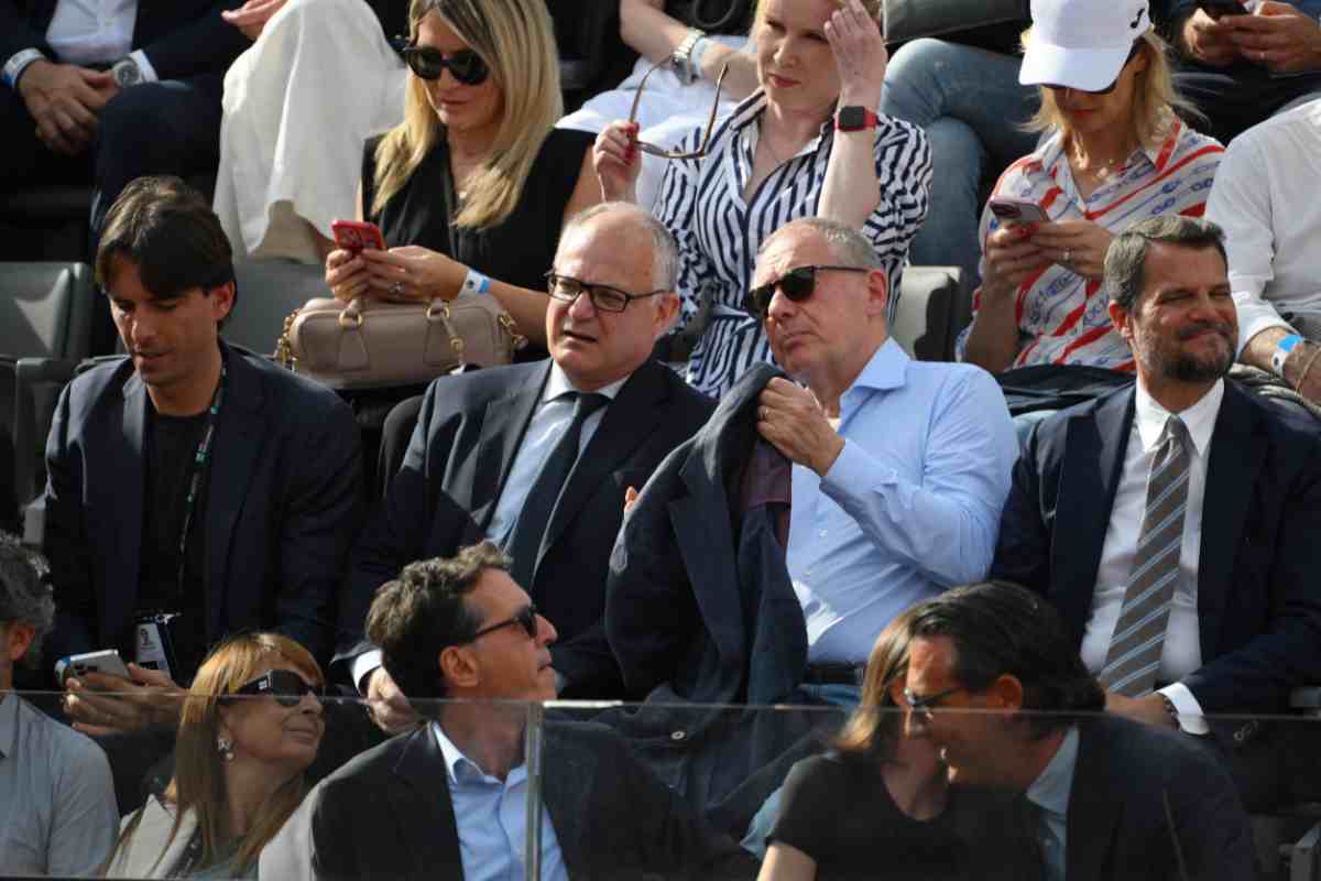 Tifosi Vip assistono agli Internazionali di Tennis