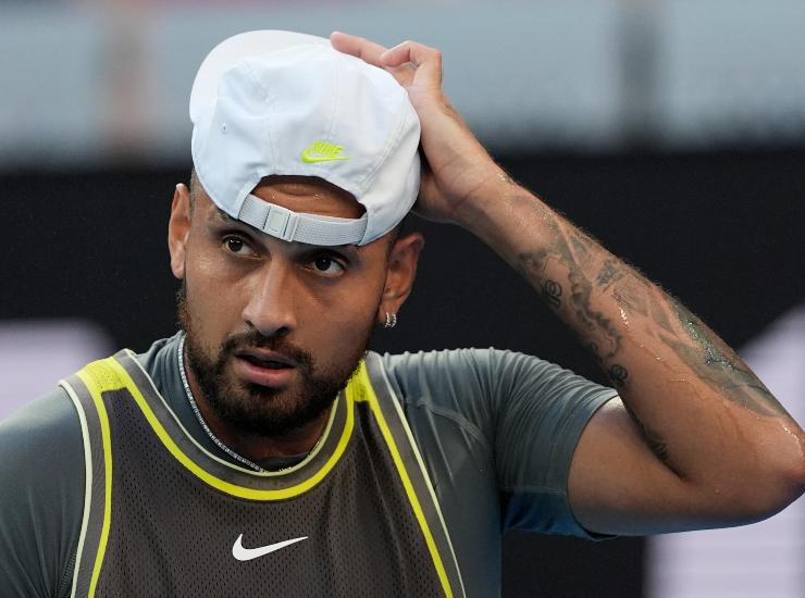 Il tennista australiano Nick Kyrgios
