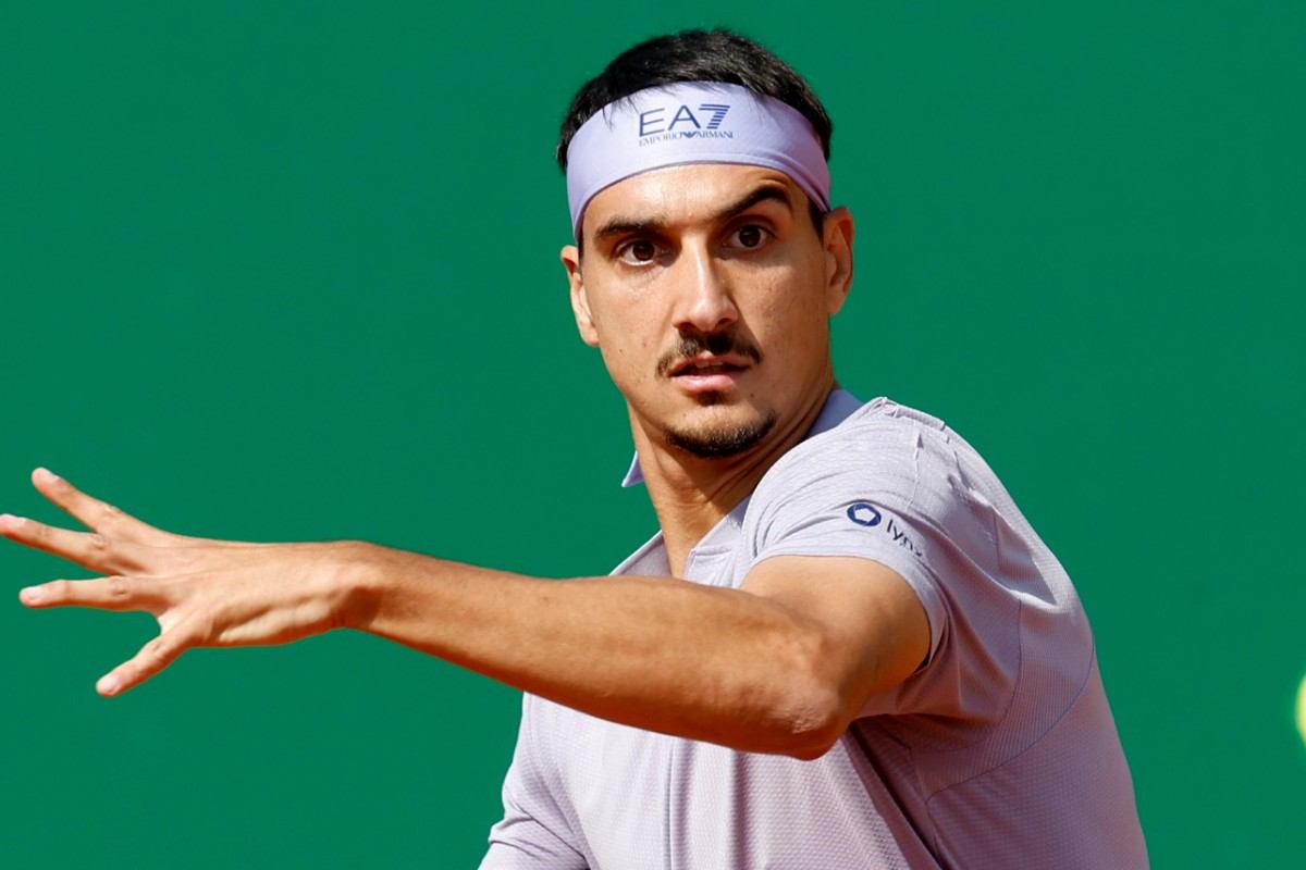 Lorenzo Sonego in una fase di gioco