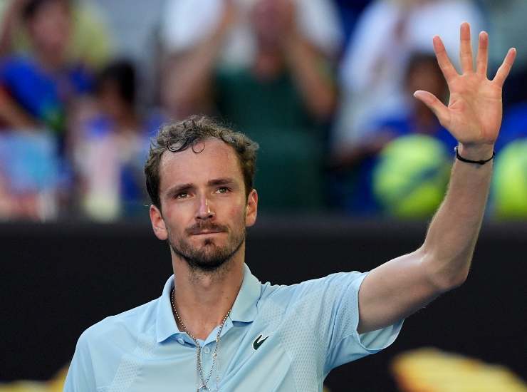 Il tennista russo Daniil Medvedev