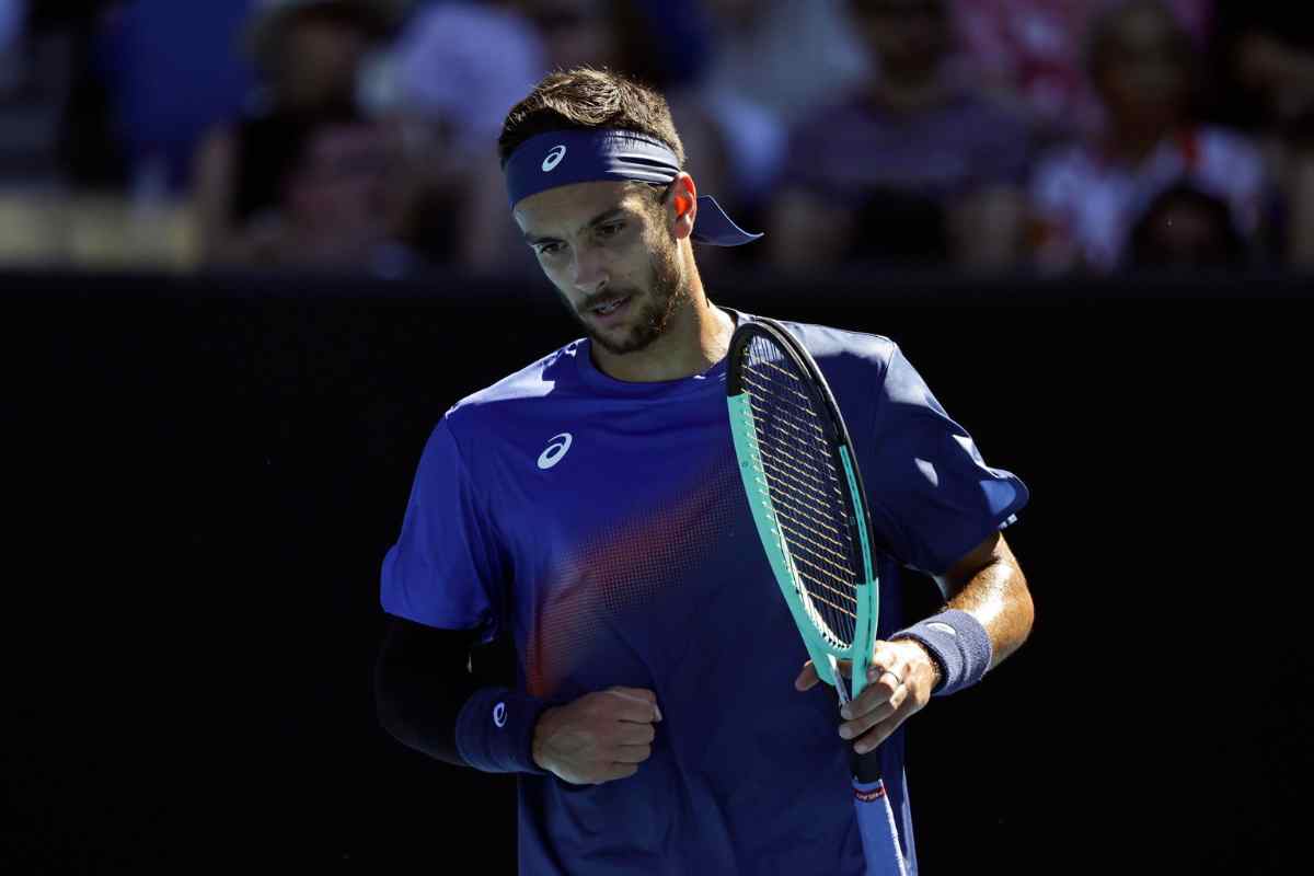 Lorenzo Musetti in campo