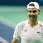 Primo piano di Nadal sorridente