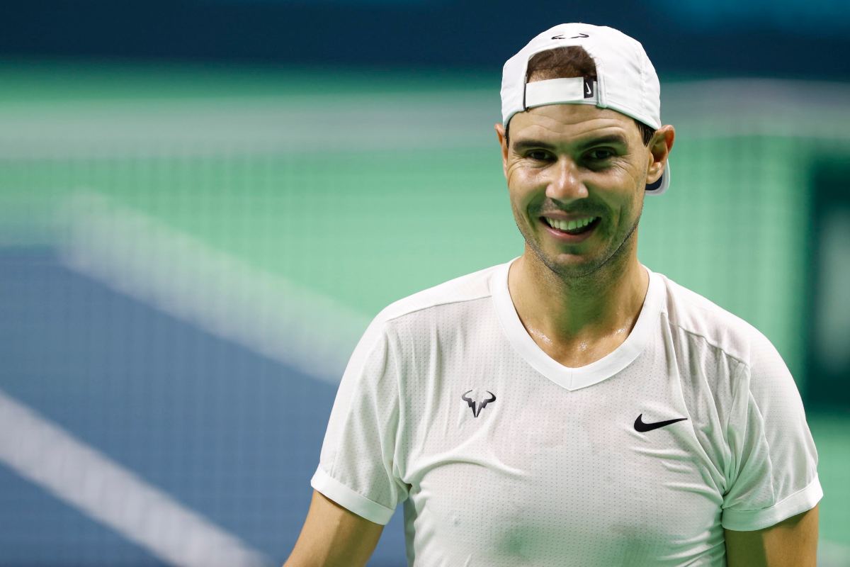 Primo piano di Nadal sorridente