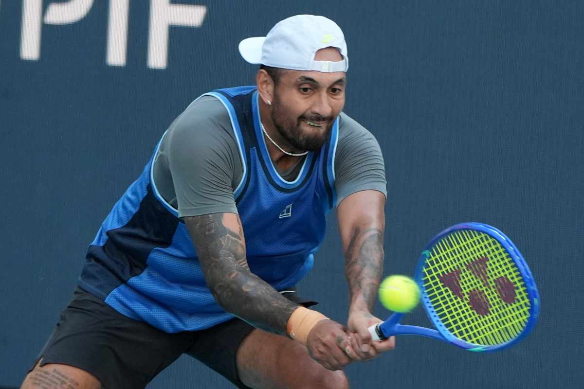 Il tennista australiano Nick Kyrgios