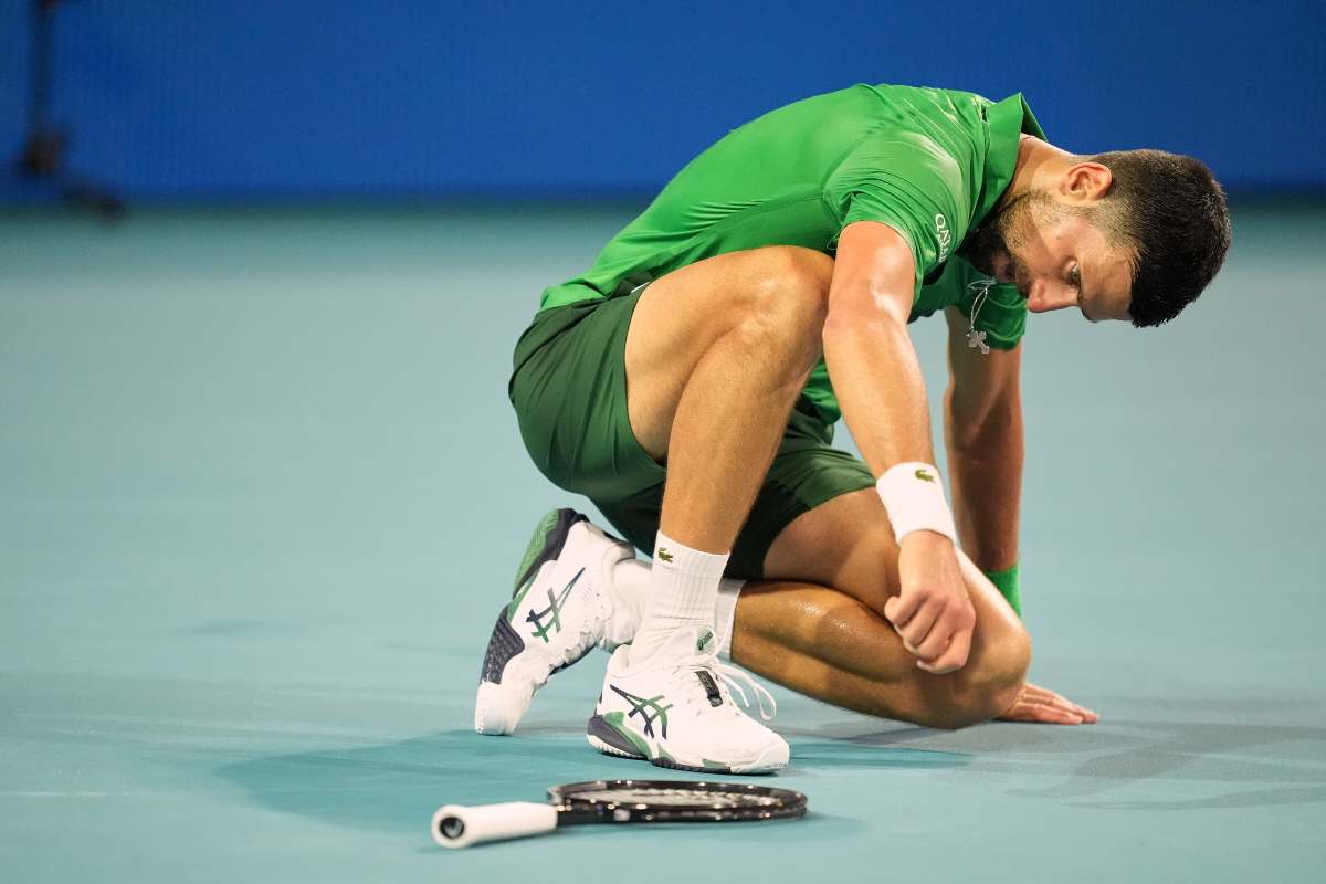 Il tennista serbo Novak Djokovic