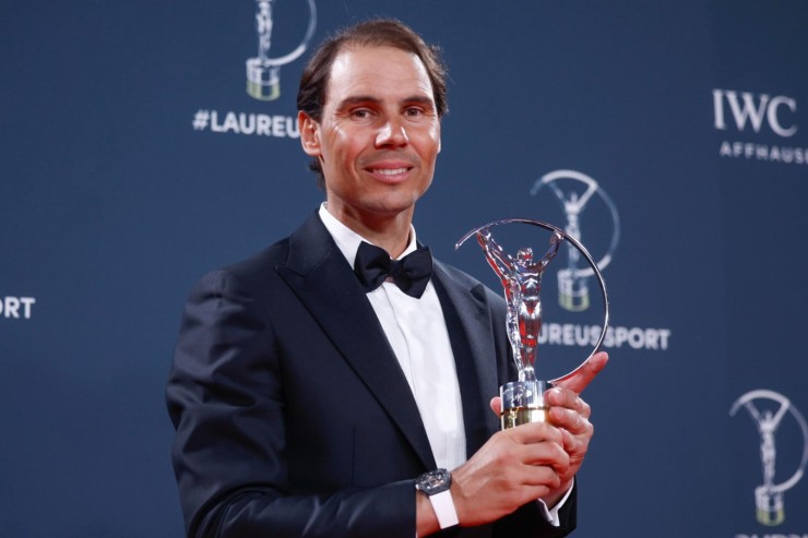 Rafa Nadal premiato ai Laureus World Sports Awards