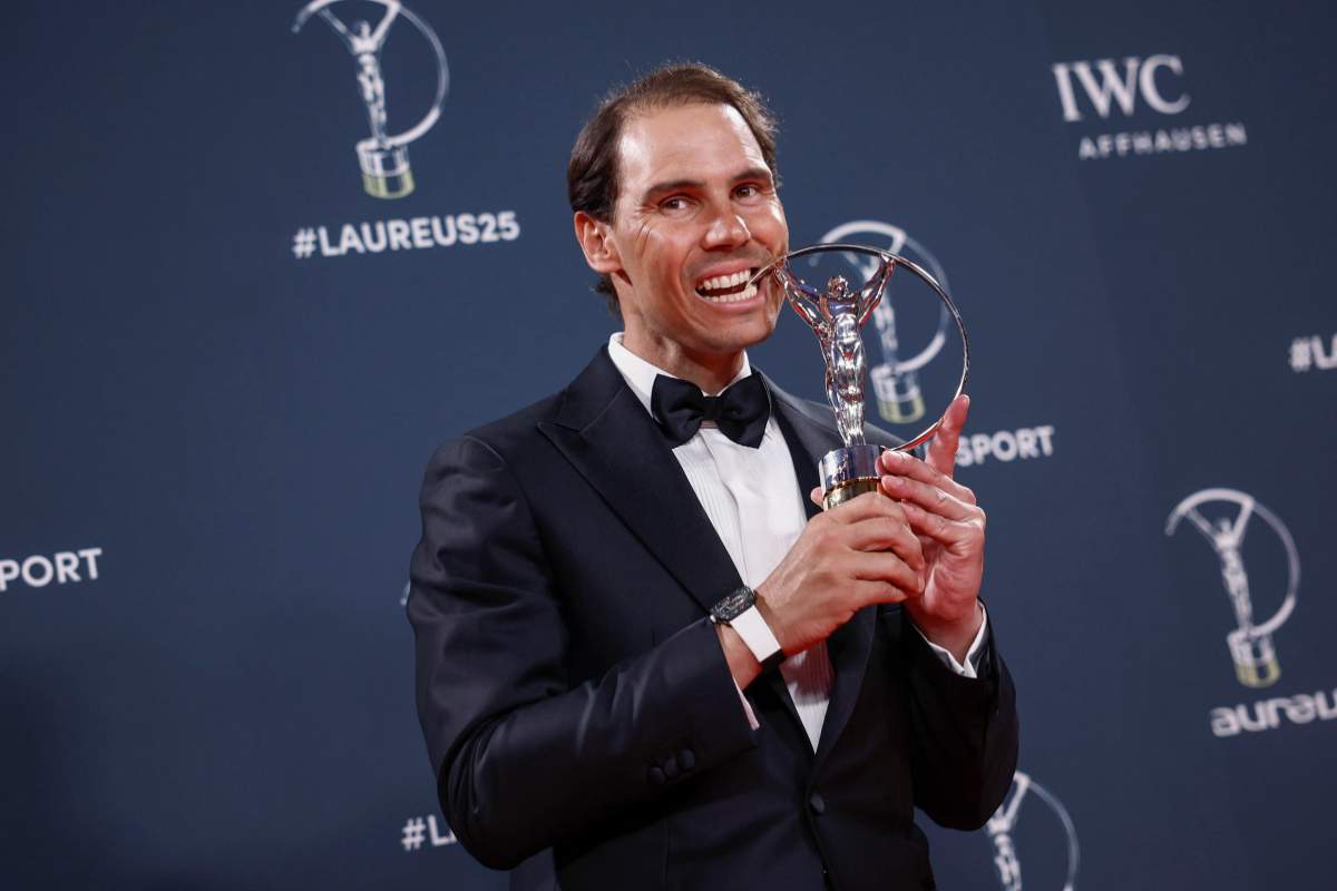 Rafa Nadal morde il Laureus Award