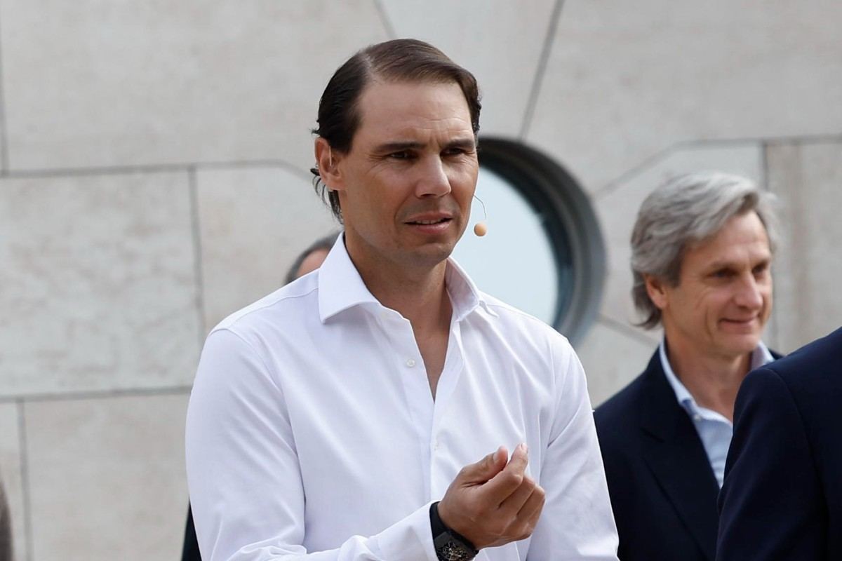 Rafa Nadal nella sua recente visita a Madrid